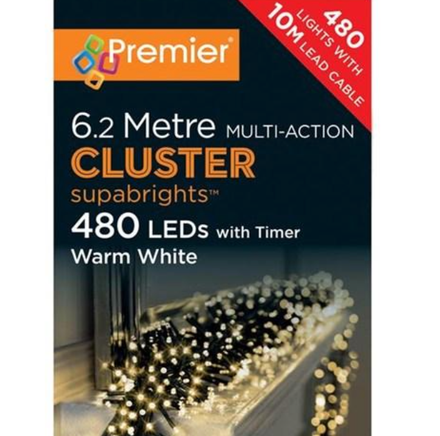 White Cluster Lights