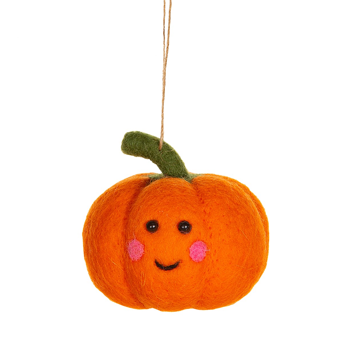 Felt Happy Pumpkin Christmas Tree Decoration