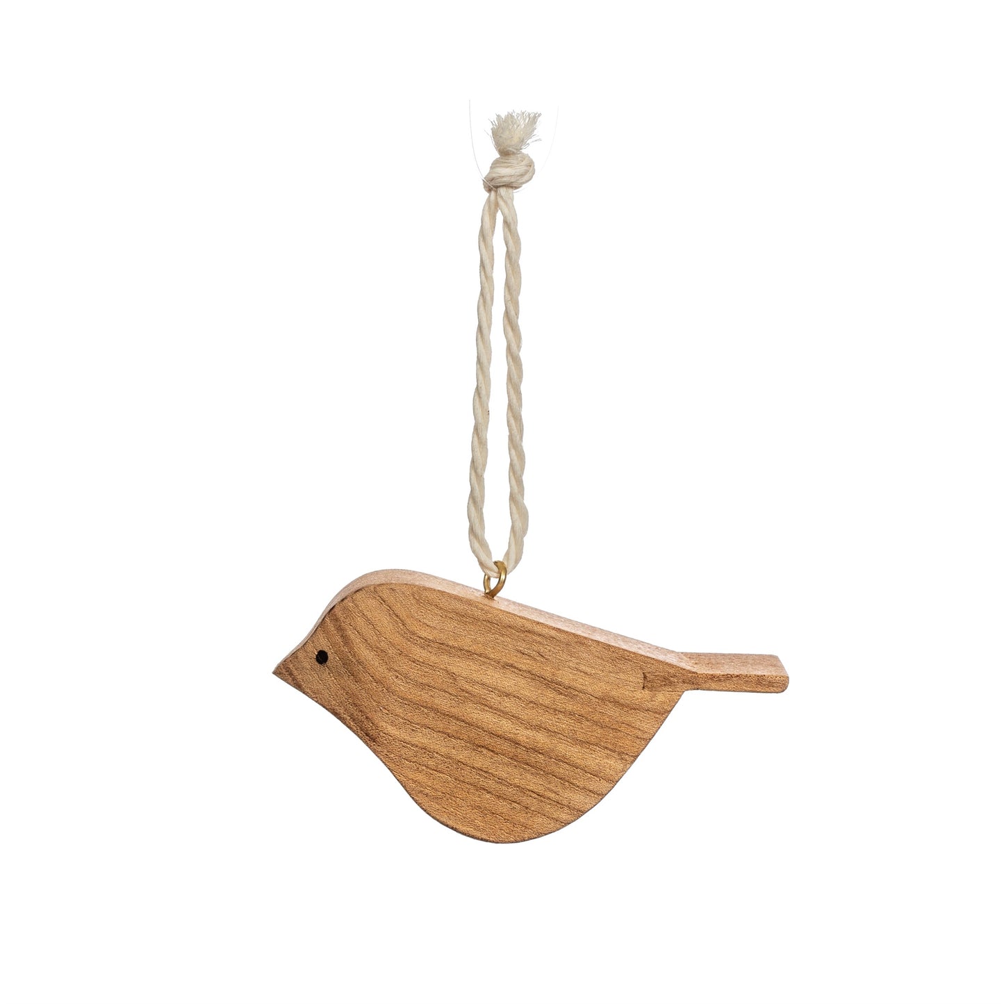 Hand-carved Wooden Bird Hanging Decoration