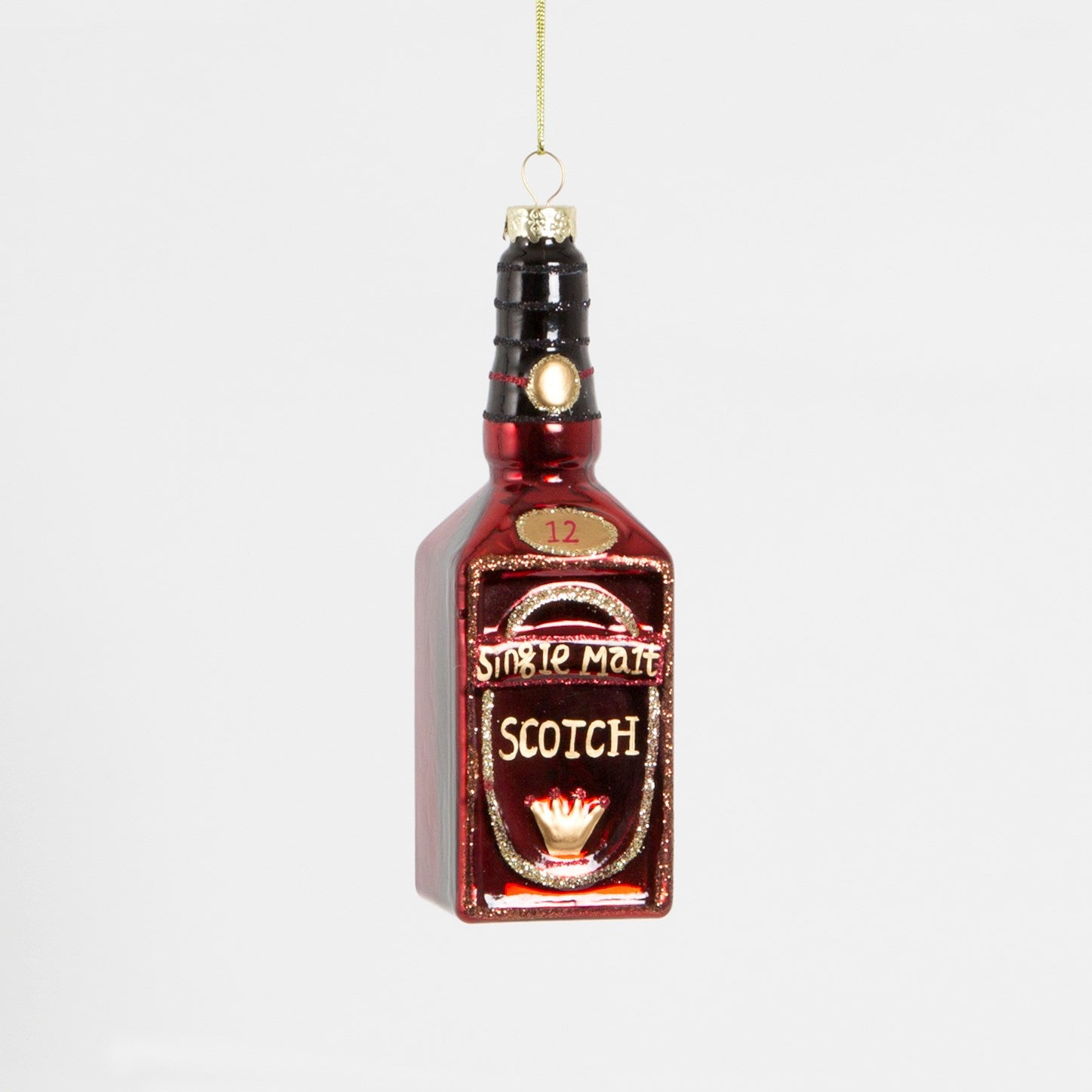 Lets Celebrate scotch bottle hanging decoration for your Christmas tree.
