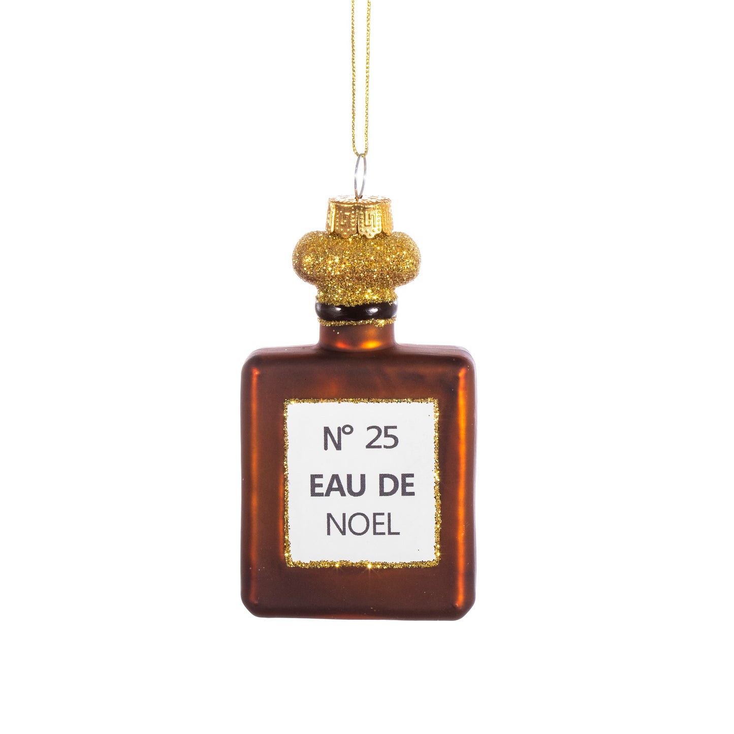Perfume Bottle Glass Christmas Tree Decoration