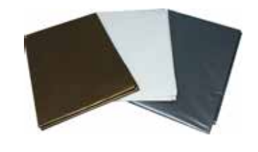 Decorative and mess-free tree removal bags. Available in gold or silver.