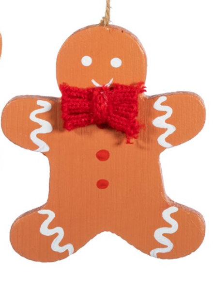 Gingerbread People Christmas Tree Decorations (3 Designs)