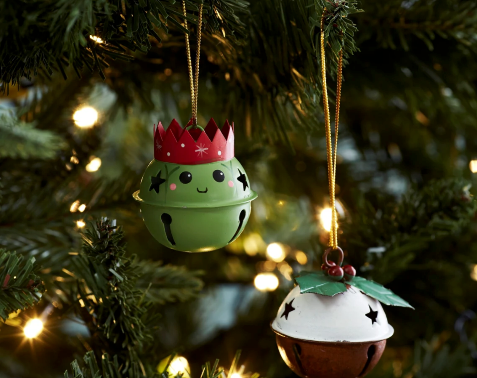 Brussels Sprout Bell Christmas Tree Decoration
