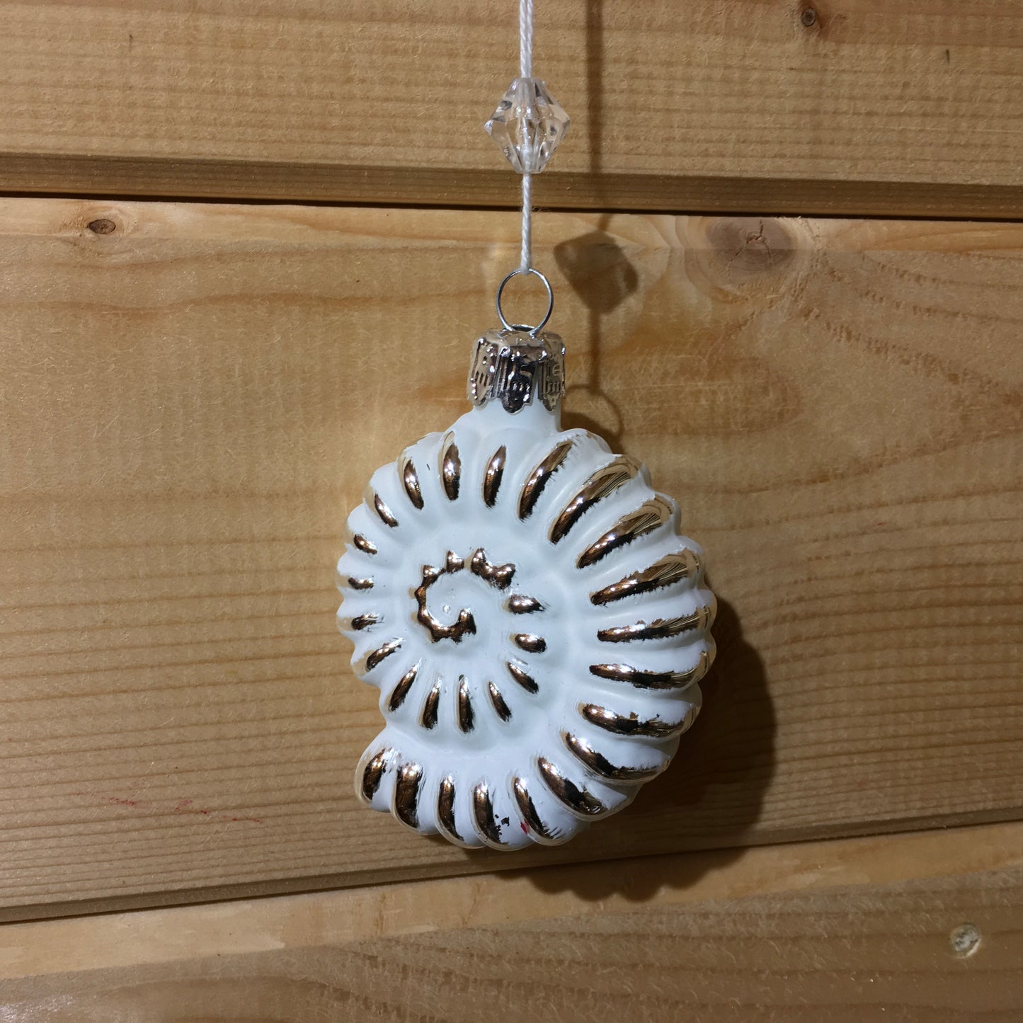 White Christmas Seashell Hanging Decoration