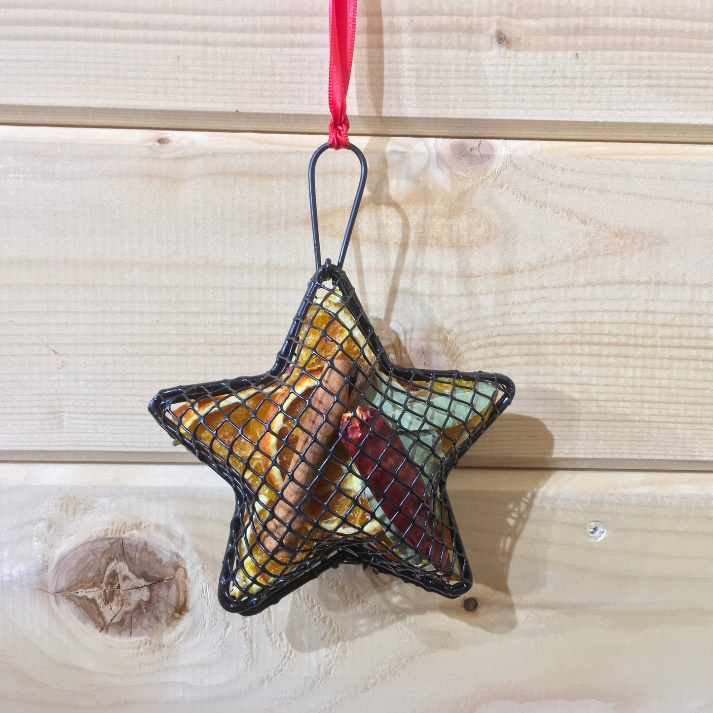 Dried Christmas Star of Orange Slices, Cinnamon & Chili