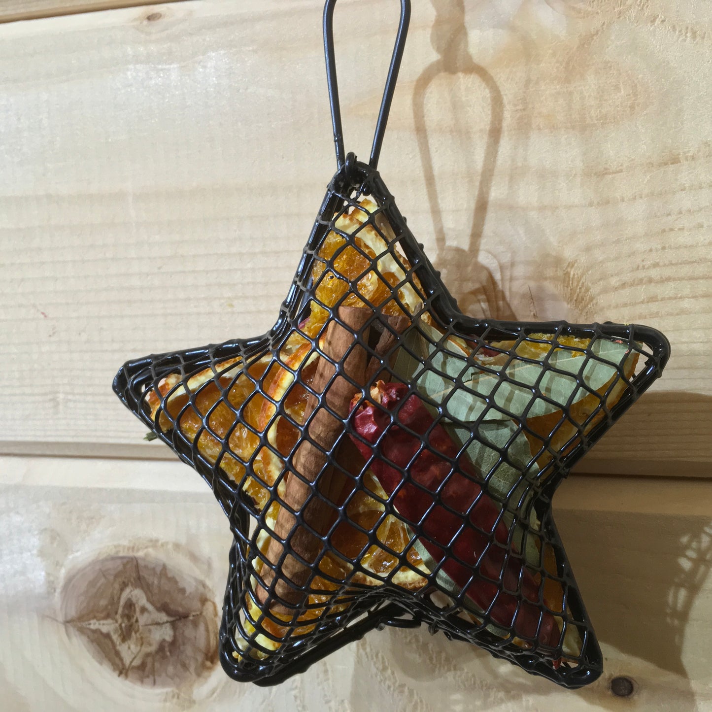 Dried Christmas Star of Orange Slices, Cinnamon & Chili
