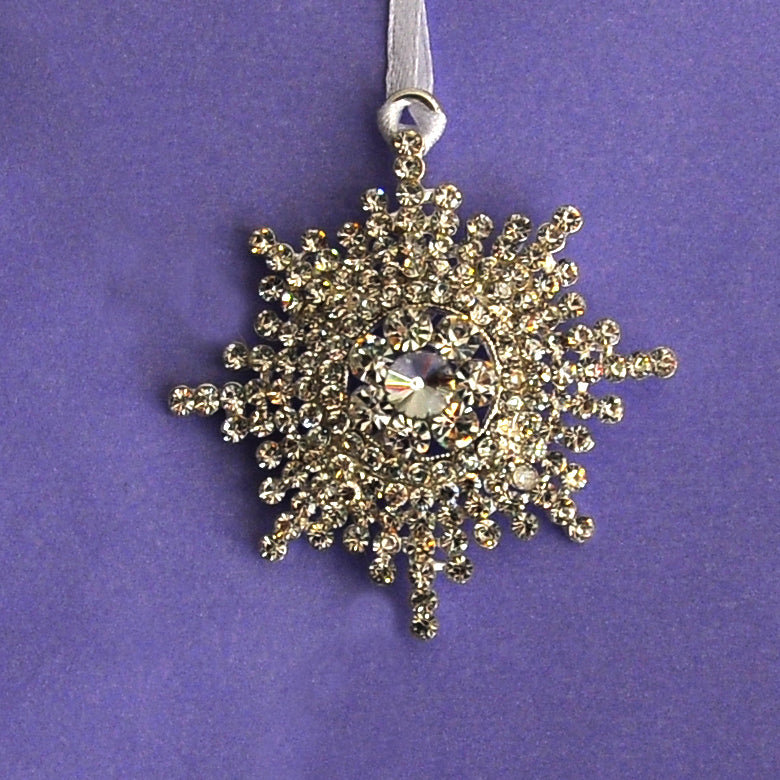Diamante Jewel Starbursts Christmas Tree Decorations