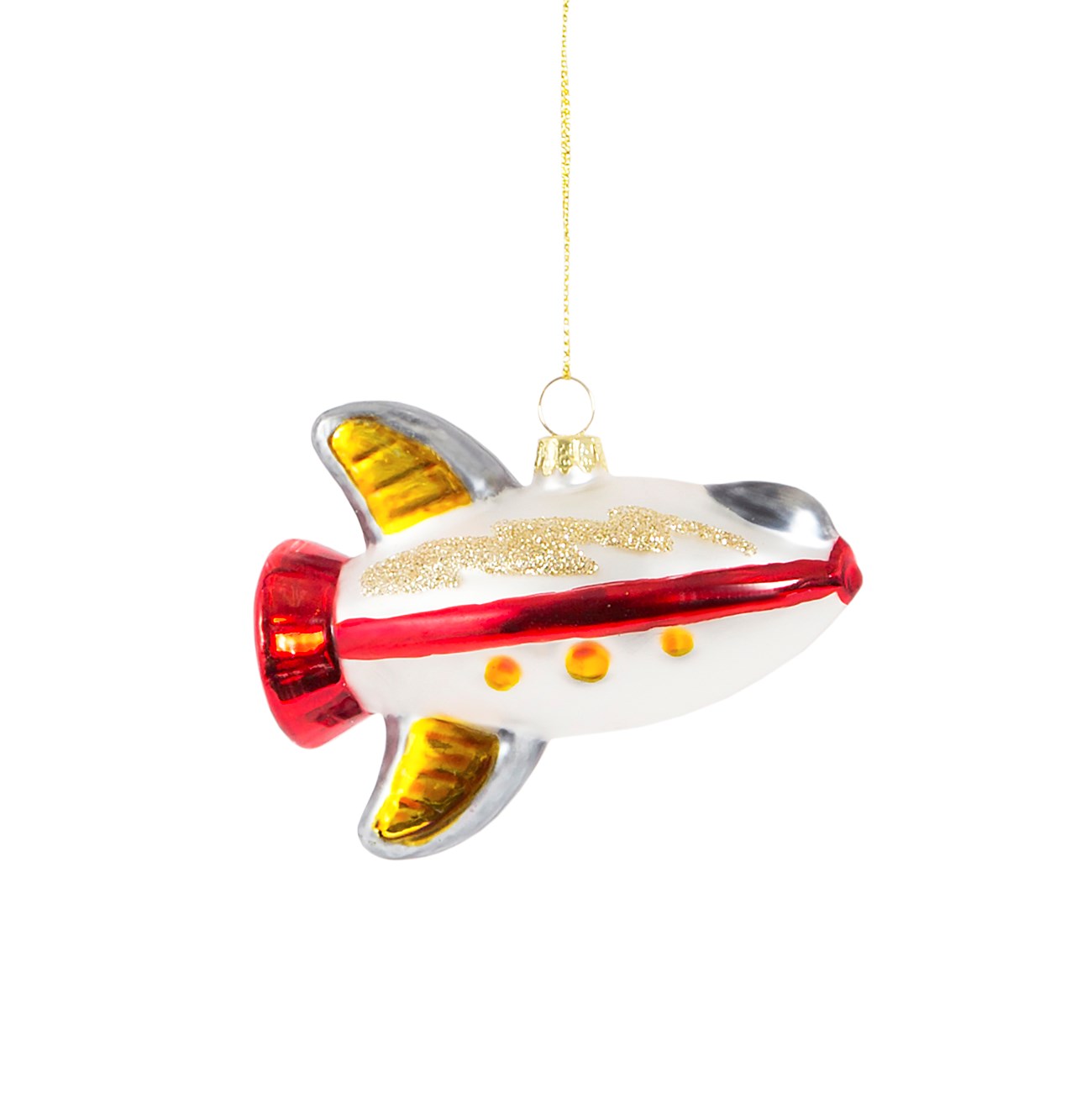 Intergalactic Spaceship Hanging Christmas Tree Decoration