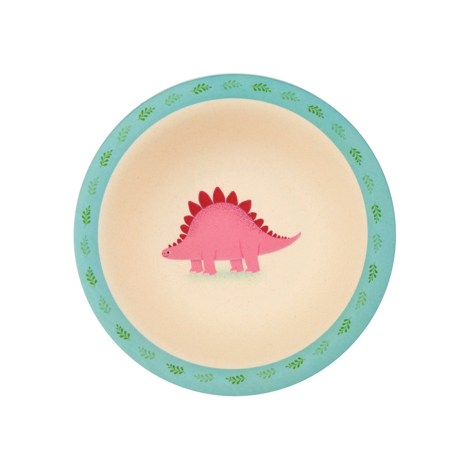 Totally 'roarsome' tableware and cutlery set featuring fun dinosaurs in a multicoloured design.