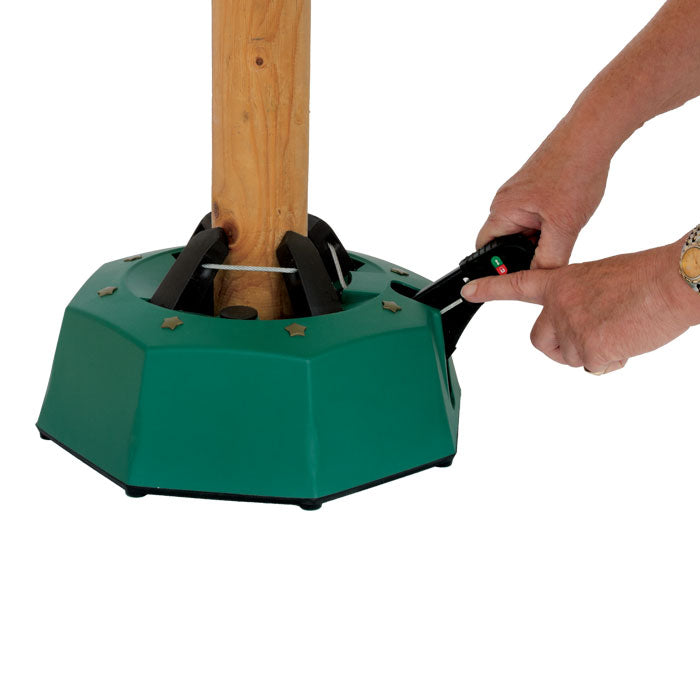 Easy-Lock Max 200 Christmas Tree Stand is suitable for trees up to 6.5ft in height, and is a simple, strong, and durable stand.