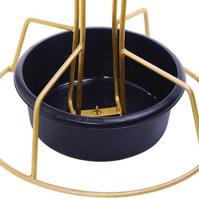 Quick stands are the quickest and easiest stand to use to erect your christmas tree suitable for up to 10ft. The 4 metal rods slide between the tree branches holding it in place, the round base can be weighed down for additional stability.