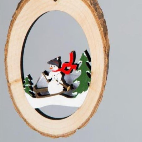 Snowman in Wood  available to buy in Cirencester, Gloucestershire or order online