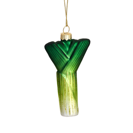 Green Leek Christmas Tree Decoration