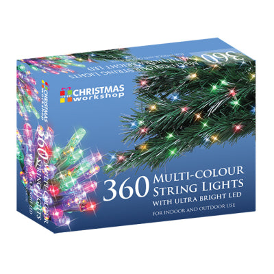Colour string Chirtsmas Tree lights available in Cirencester, Gloucestershire for collection or delivery