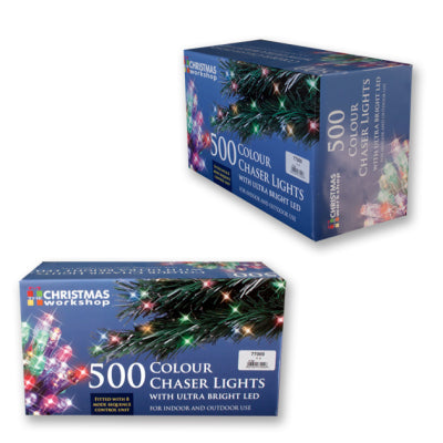 colour chaser Christmas tree lights for sale in Cirencester, Gloucestershire. Available for delivery