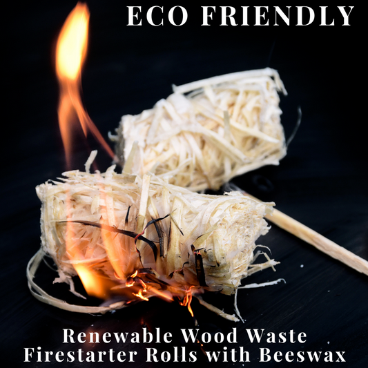Stay warm and cosy this winter with ease, with these eco-wood wool firelighters. Completely natural, and sustainable you can enjoy a guilt-free fire time and time again.