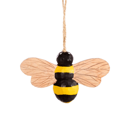 Wooden Bee Christmas Tree Decoration
