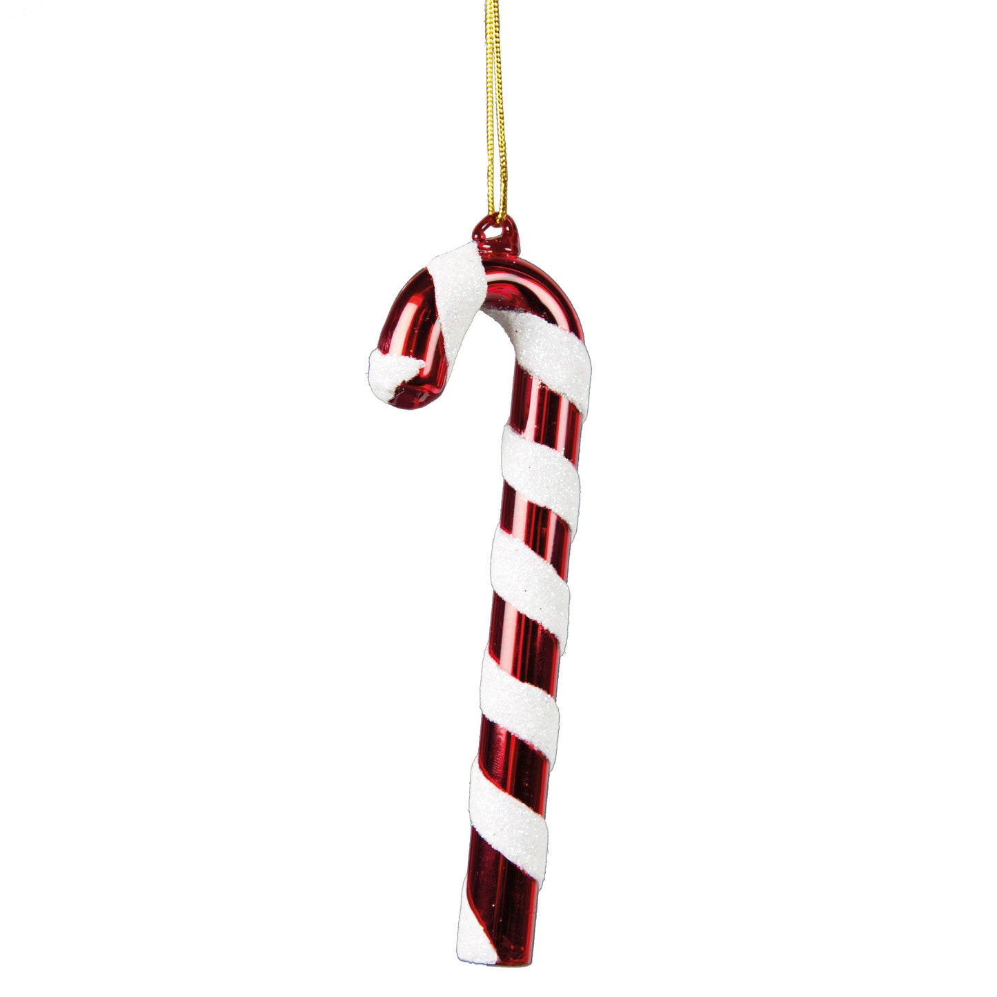 This sparkly red and white candy cane Christmas decoration really does look good enough to eat (please don't)! Candy canes look great spread over the Christmas tree and really do bring that festive touch.