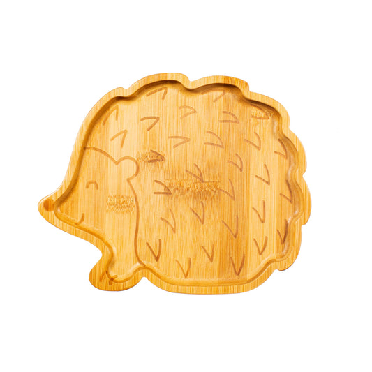 A planet-friendly everyday reusable, this gorgeous bamboo plate features a cute hedgehog design.