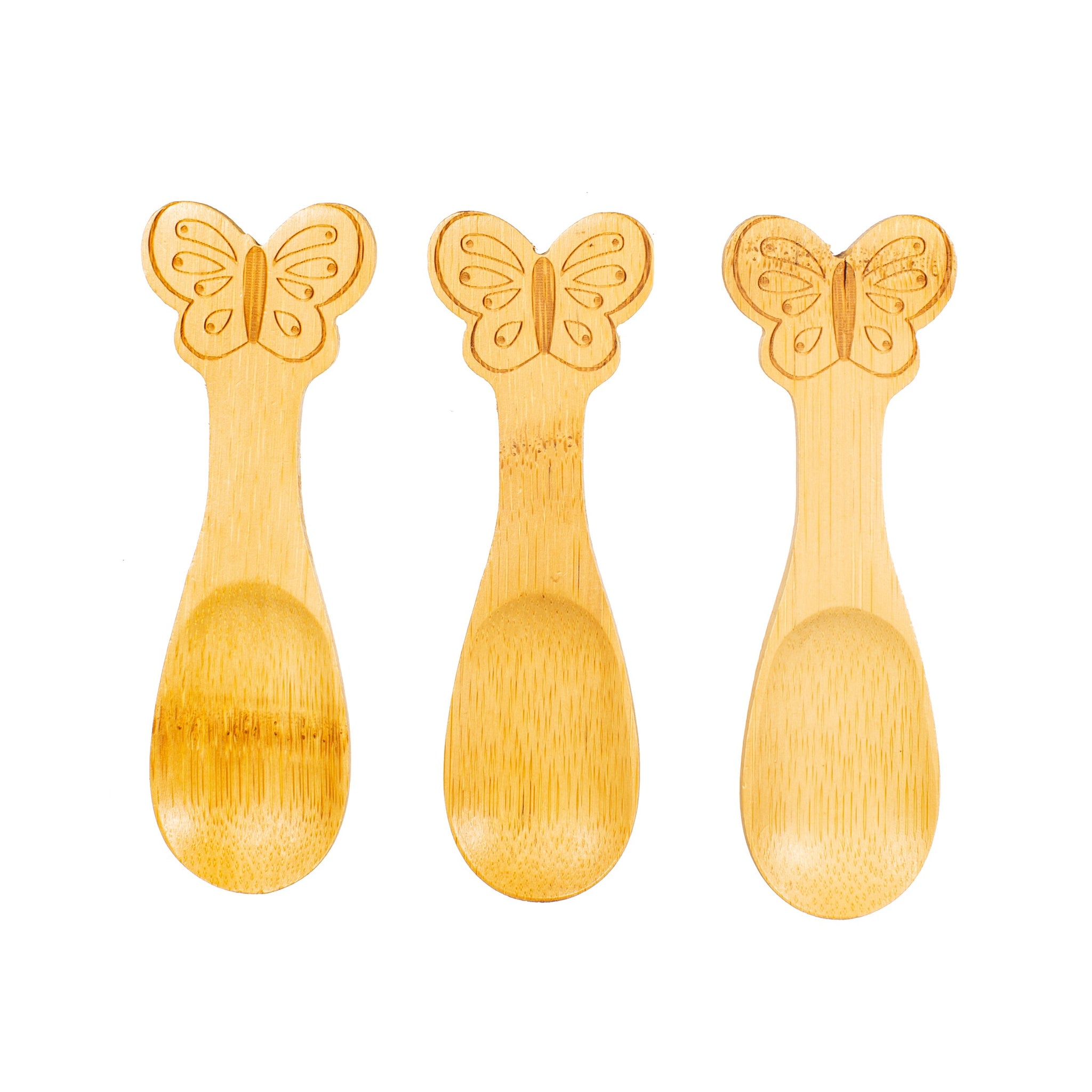 Butterfly Bamboo Spoons Set of 3 – Cirencester Christmas Trees
