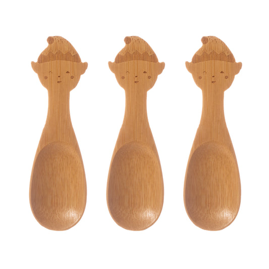 Elf Bamboo Spoons Set of 3