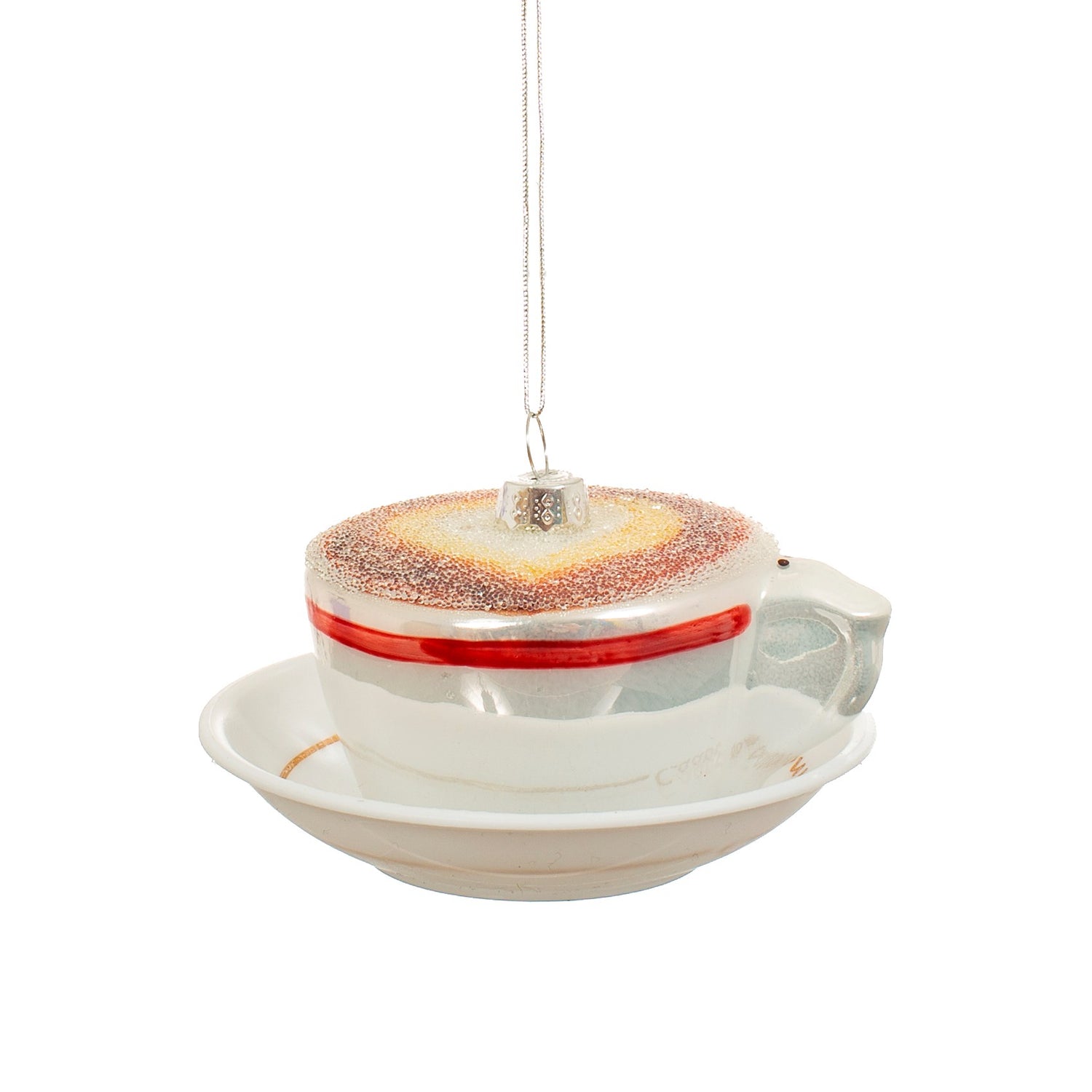 If you're looking for a unique Christmas tree decoration, this could well be the one for you!! This very realistic cappuccino in a cute cup and saucer will help you get out of bed on Christmas morning (although you may also need a dose of the real thing!).