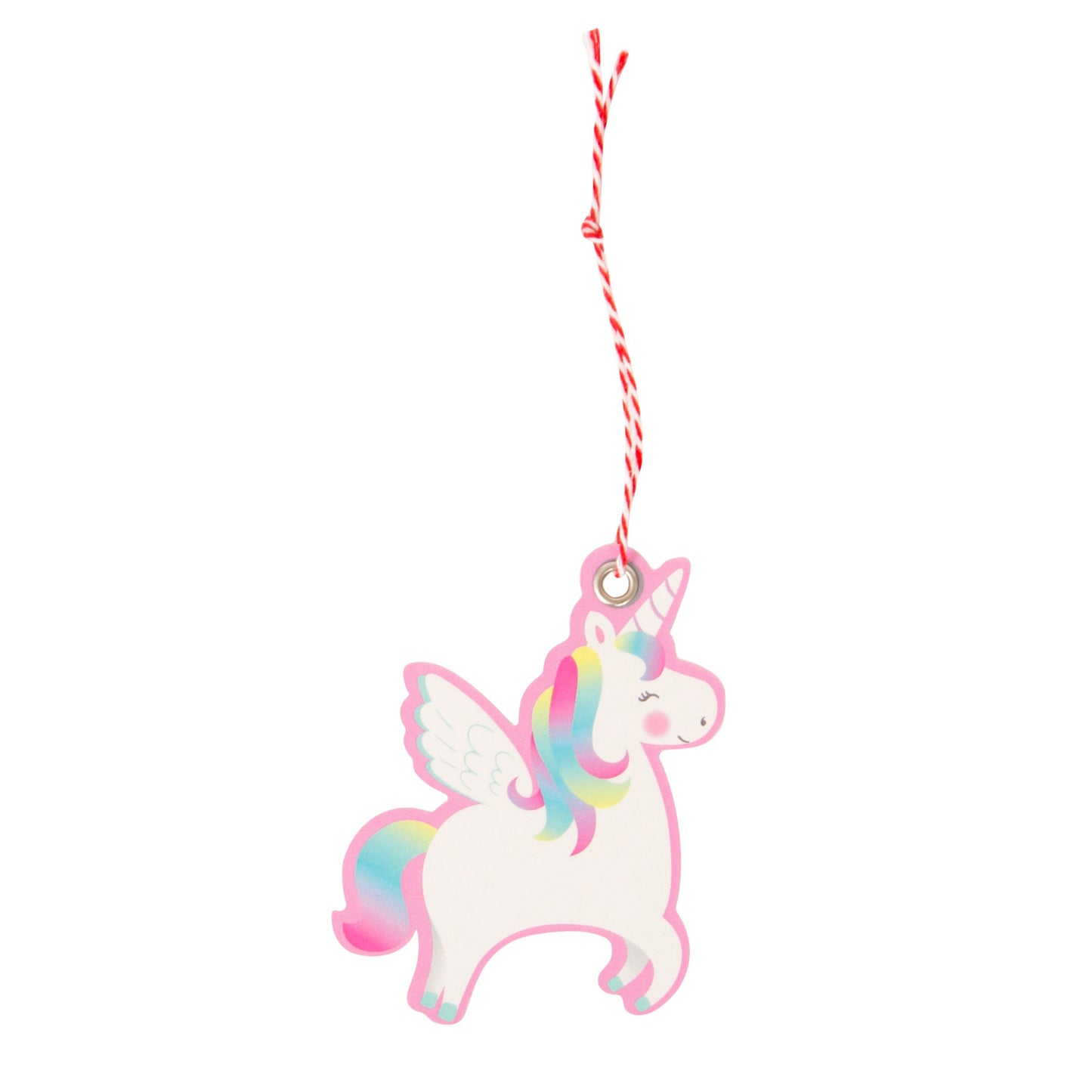 Pack of 6 magical Rainbow Unicorn gift tags!