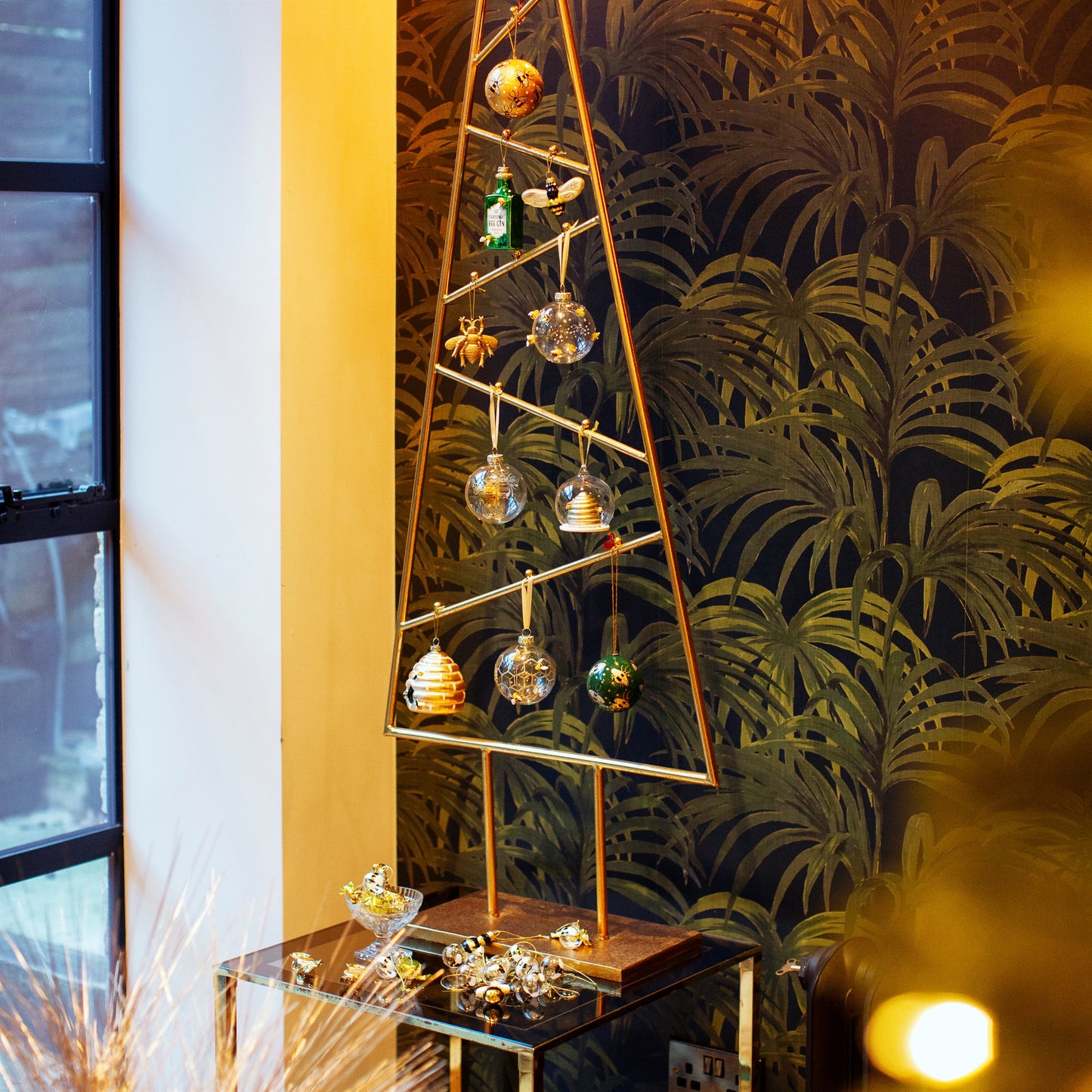 Honey Jar Glass Christmas Tree Decoration