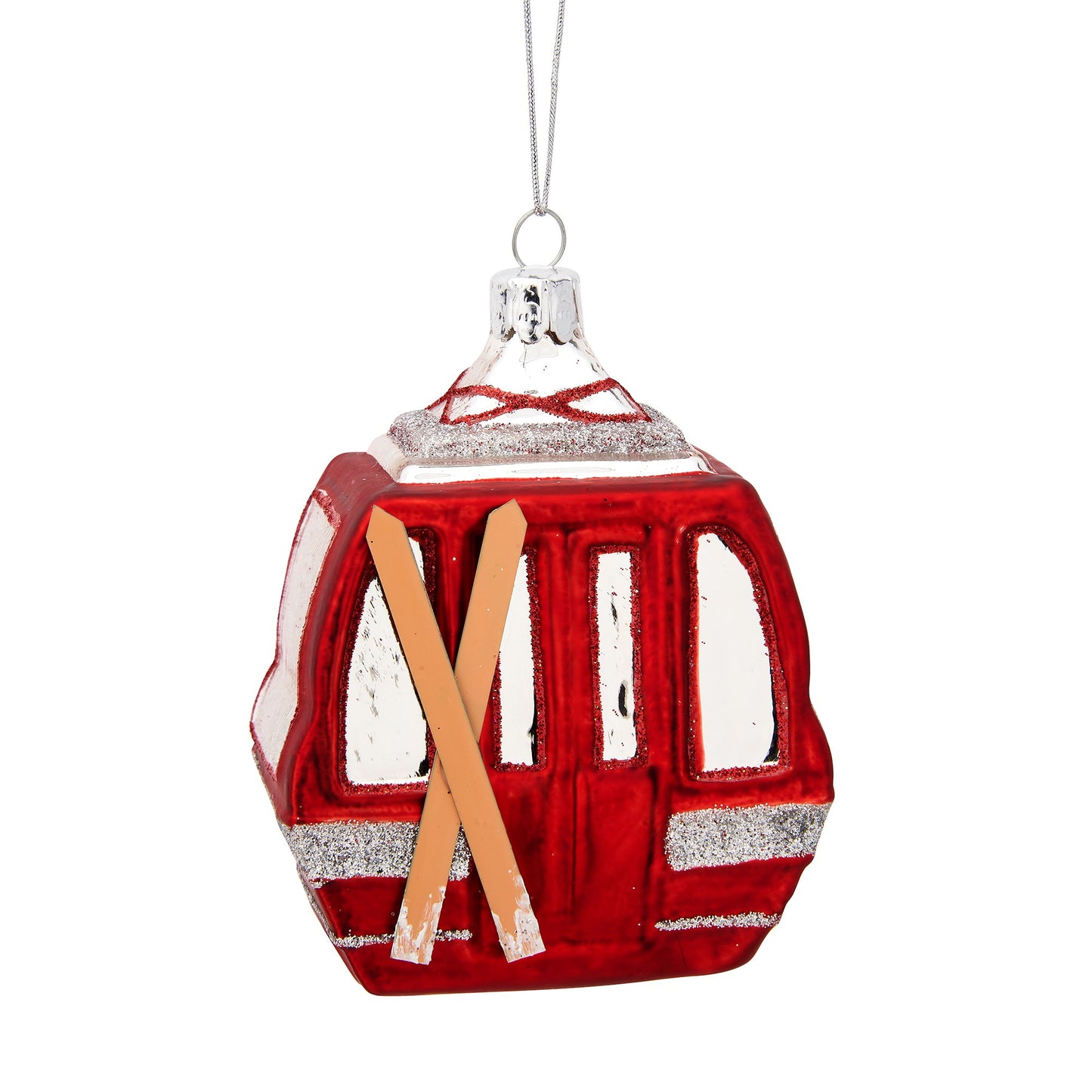 This is pretty niche, but for all you winter adrenaline junkies out there, this red and silver cable car/ski lift could make a quirky addition to your Christmas tree decorations this year!
