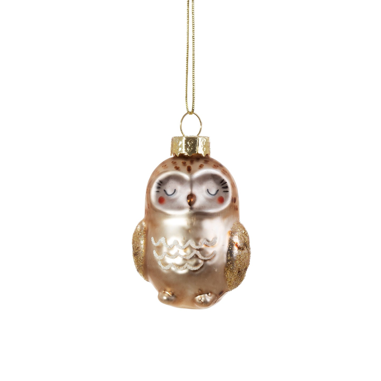 This extremely cute sleeping baby owl glass Christmas decoration will definitely melt some hearts this festive season! How about creating a magical woodland theme this year?