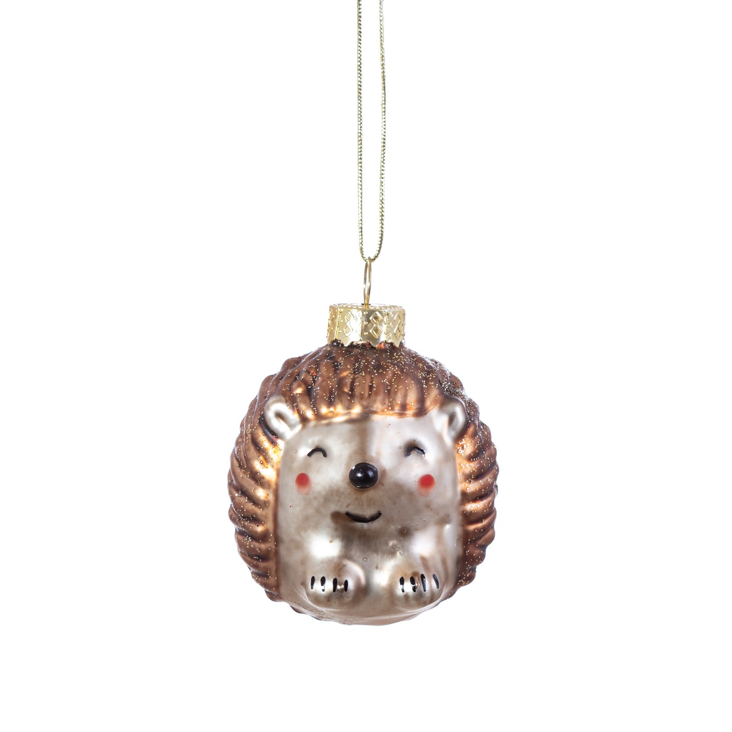 This extremely cute baby hedgehog glass Christmas decoration will definitely melt some hearts this festive season! How about creating a magical woodland theme this year?
